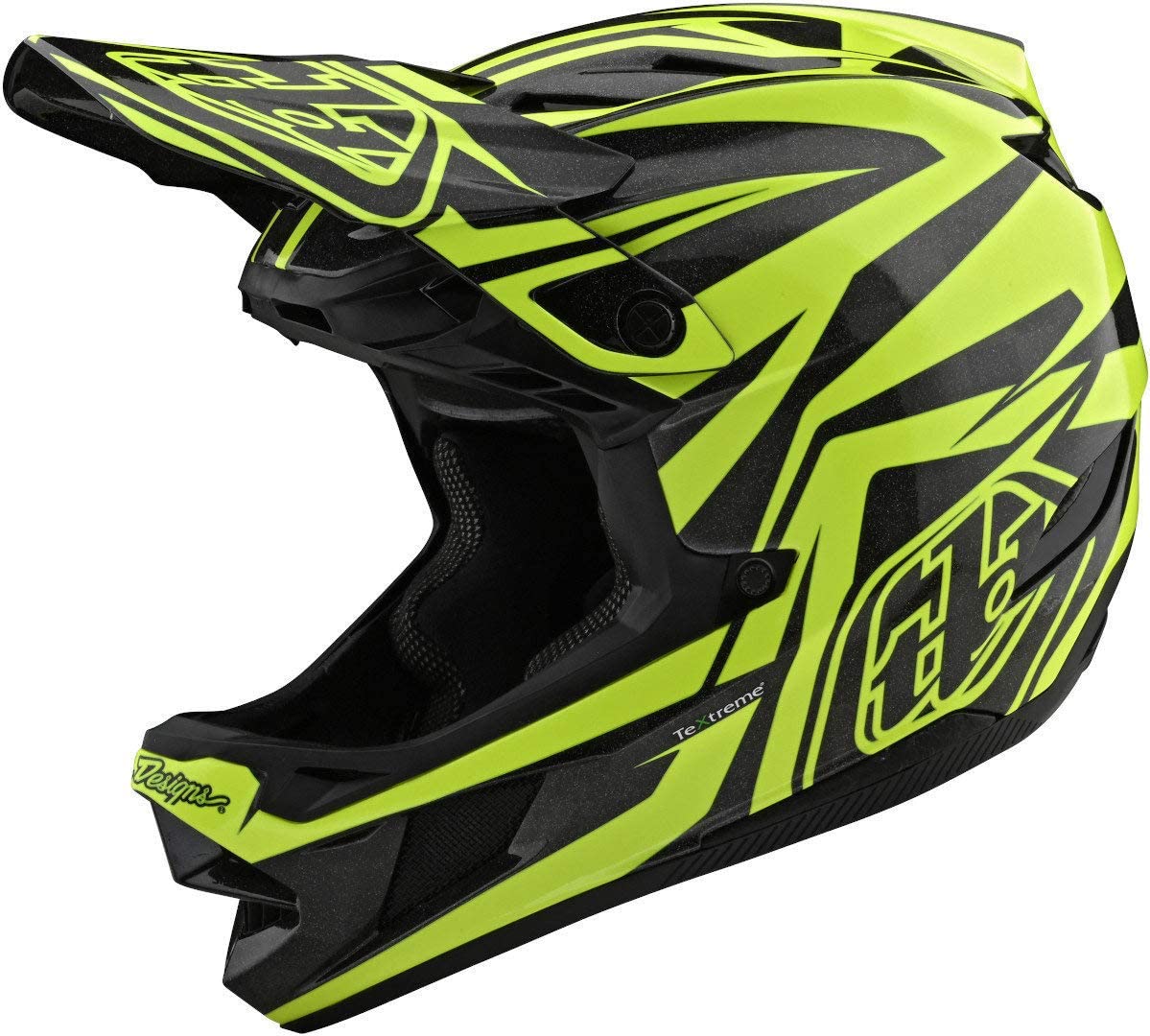 Troy Lee Designs D4 Carbon Slash Adult OffRoad BMX Cycling Helmet